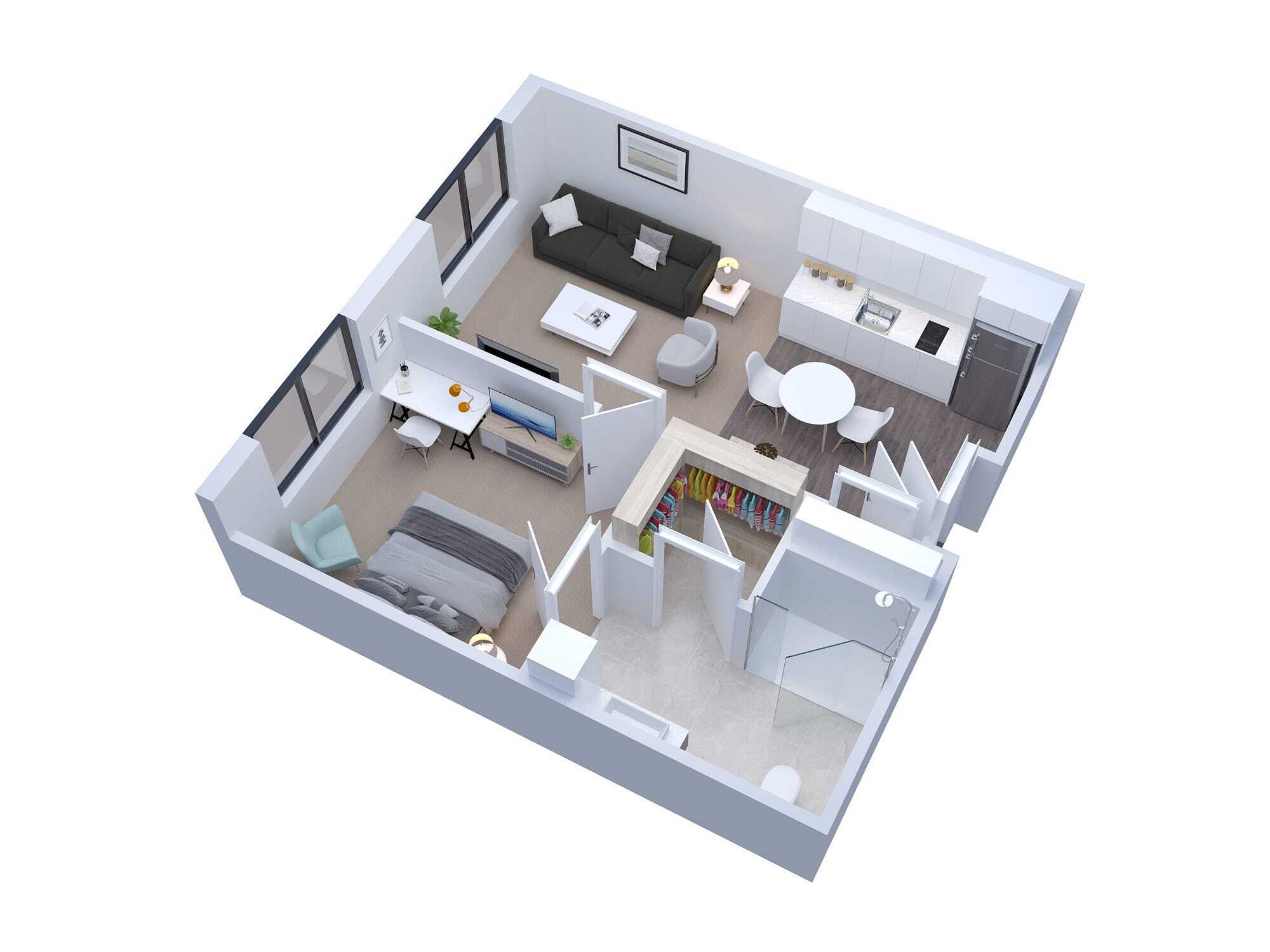 Hickory floor plan